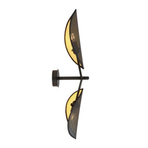 Kinkiet Emibig 2Xe14 40W Vene K2 Black/Gold 1158/K2
