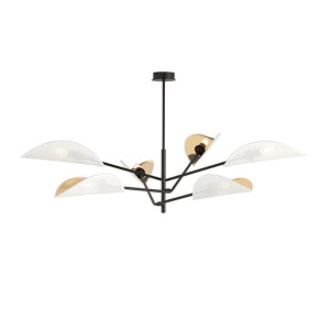 Lampa Sufitowa  Emibig 6Xe14 40W Vene 6 White/Gold 1159/6