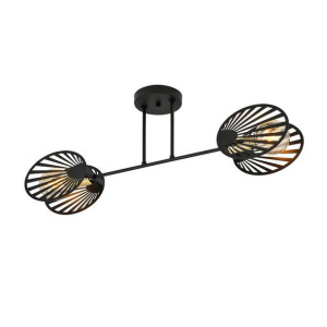 Lampa Sufitowa Czarna Nowoczesna Led Emibig Talia 1181/2