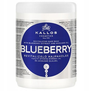 Kallos Maska Do Włosów Rewitalizująca Blueberry 1000ml