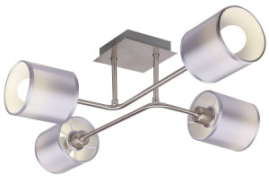 Lampa Sufitowa Candellux Sax 34-70685 Srebrna