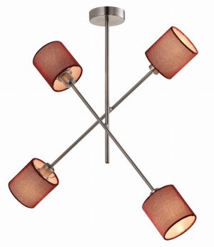 Lampa Sufitowa Candellux Sax 34-70692 Srebrna