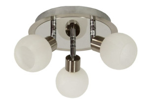 Lampa Sufitowa Candellux Alabaster 98-07025 Srebrna