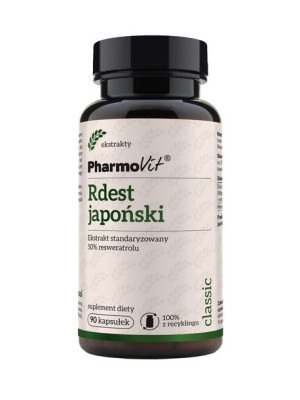 Rdest japoński 50% resweratrolu 90kaps. PharmoVit