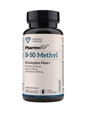 B-50 Methyl B-complex Max+60 kapsułek PharmoVit