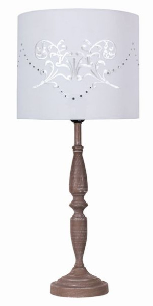  Lampa Stołowa Candellux Farisa 41-03409 Naturalne Drewno