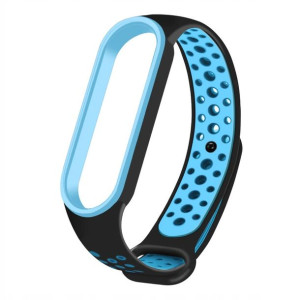 Pasek zamienny CZARNO-NIEBIESKI– Xiaomi Mi Band 5 O27