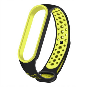 Pasek zamienny CZARNO-ŻÓŁTY– Xiaomi Mi Band 5 O30