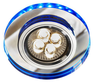 Oprawa Sufitowa Ss-23 Gu10 50W+Led Smd 1W 230V Niebieski 2226965 Candellux