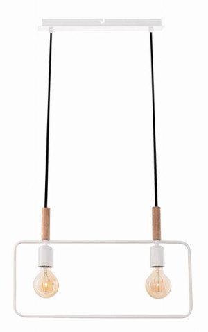 Lampa Wisząca Frame  2X60W E27 Biały 32-73549 Candellux