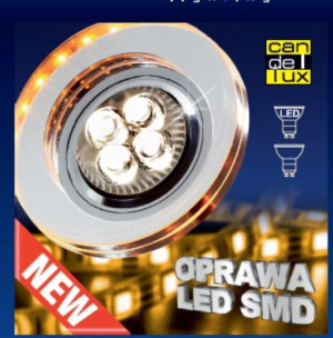 Spot Sufitowy Candellux Ss-23 1X Wbudowany Led 2238234