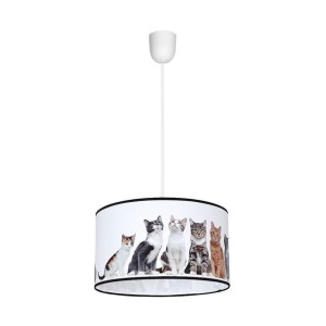  Lampa wisząca koty 1x60W E27 CATS MLP4281 Milagro