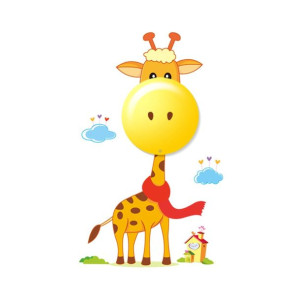  Lampka dziecięca 1x0.6W LED GIRAFFE ML114 Milagro