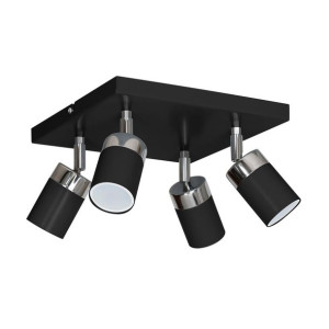 Lampa sufitowa 4x40W  JOKER BLACK MLP1339 Milagro