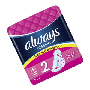 Always Classic Podpaski Higieniczne '9 Maxi
