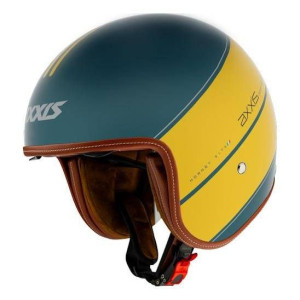 Kask otwarty AXXIS HORNET VITA MATT YELLOW GRATISY