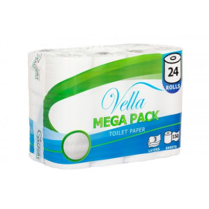 Papier toaletowy Vella MEGA PACK 3 warstwowy 24 rolki