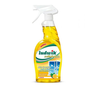 LUDWIK Płyn do mycia szyb z alkoholem LEMON 750ml
