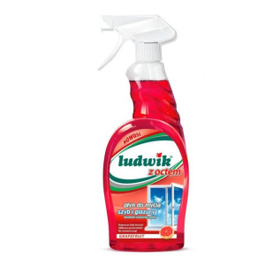 LUDWIK Płyn do mycia szyb z octem GREJPFRUT 750ml