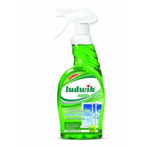 LUDWIK Płyn do mycia szyb nanotechnologia GREEN APPLE 750ml