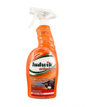 LUDWIK odtłuszczacz spray aktywna piana EXOTIC FRUITS , 750 ml