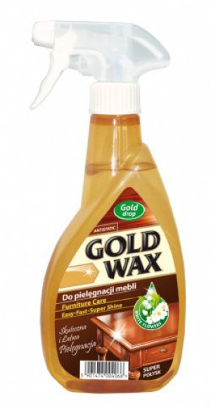 GOLD WAX Płyn do pielęgnacji mebli ANTYSTATYCZNY, 400 ml