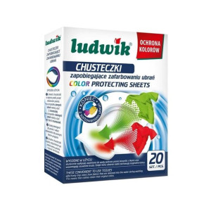 LUDWIK Chusteczki wyłapujące kolory w praniu op. 20szt