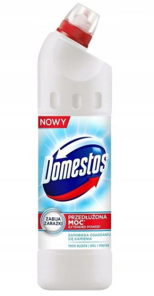 DOMESTOS Płyn do WC WHITE SHINE biały , 750 ml