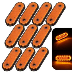 10x Lampa Obrysowa Obrysówka Diodowa Led Obrysówki 20 Led Odblask