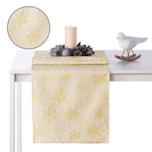 Ameliahome Obruswhitechristmas Hmd Gold 40x120