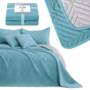 Amelia Home Narzuta Softa Azureblue+pearlsilver 220x240