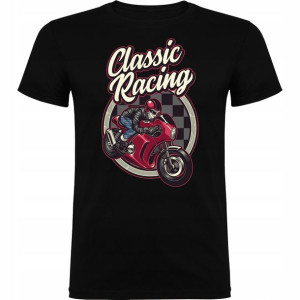 t-shirt dla motocyklisty Classic Racing