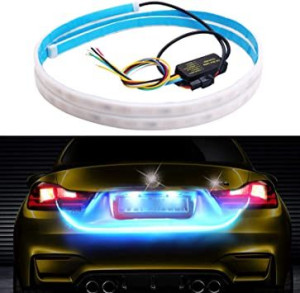 Taśma Led Drl 5w1 Pływający Kierunkowskaz Stop Tył Oświetlenie Rgb