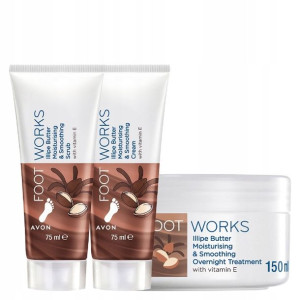 AVON Zestaw kosmetyków do stóp z Masłem Illipe