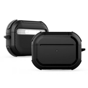 Tech-Protect ROUGH APPLE AIRPODS PRO 1/2 czarny