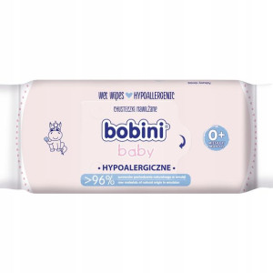 Bobini Baby chusteczki hypoalergiczne dzieci 60szt