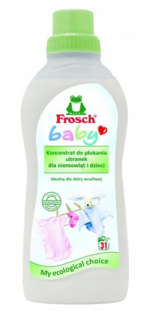 FROSCH BABY Płyn do płukania ubranek niemowląt 750