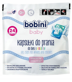 Kapsułki Do Prania Bieli I Kolorów 24szt Bobini