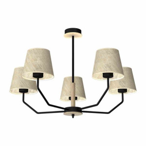 Lampa wisząca żyrandol LED Milagro ETNA MLP7277 czarny