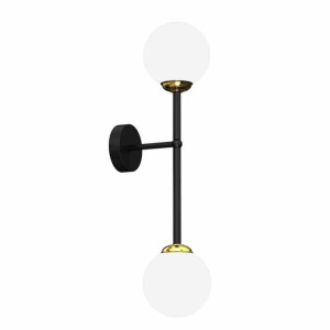 Lampa ścienna kinkiet LED Milagro POP MLP7843 czarny / złoty