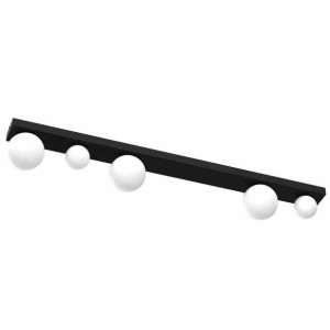Lampa sufitowa plafon LED Milagro BIBIONE MLP8393 czarny / biały