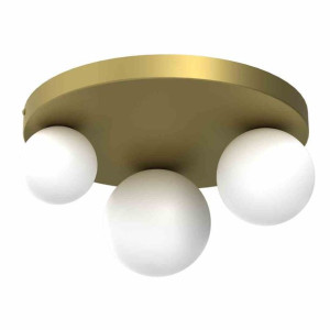Lampa sufitowa plafon LED Milagro BIBIONE MLP8395 biały / złoty
