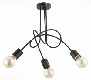 Lampa sufitowa  Alfa TANGO BLACK 3x60W 23173