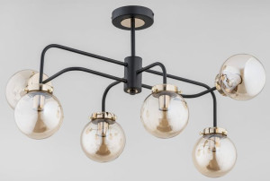 Lampa sufitowa Alfa LINIO TRAK KULA 6x60W 25506