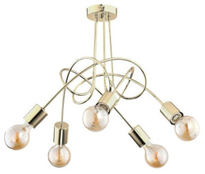 Lampa sufitowa Alfa TANGO GOLD 5x60W 28315