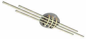 Lampa sufitowa NAKSOS 110X22 40W LED SATYNA NIKIEL 4000K  A0018-160 Apeti