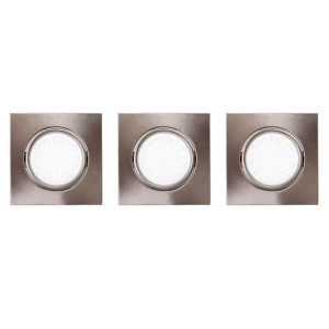 Opraw sufitowa zestaw x3 3x5W LED KWADRATOWE EKZ2697 Eko-Light