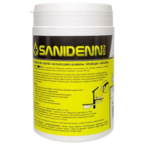 Sanidenn PLUS Preparat do oczyszczalni i szamb Udrażnia Odtłuszcza 900g