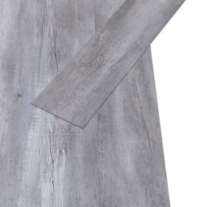 SAMOPRZYLEPNE PANELE PODŁOGOWE, WINYLOWE PVC, 2,51 m², 2 mm, szare drewno