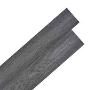 SAMOPRZYLEPNE PANELE PODŁOGOWE, WINYLOWE PVC, 2,51 m², 2 mm,  czarno-białe